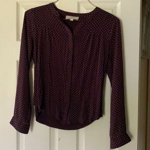Loft Ann Taylor printed top